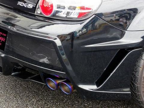 R Magic Mazda RX-8 (SE3P) Zenki Tuned Silencer with Quad Titanium Tails