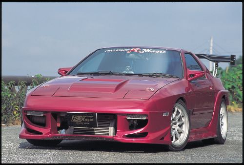 R Magic Mazda RX-7 (FC3S) Wide Body Kit with Front Bumper (4 Piece)