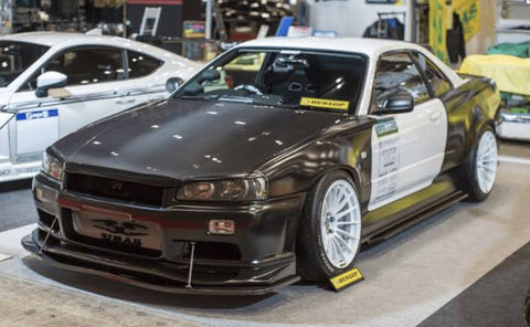 URAS Nissan Skyline R34 (ER34) Type RR Front Fenders (+50mm)