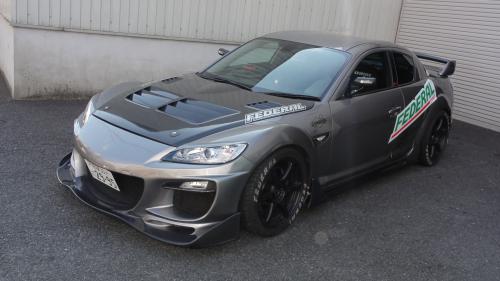 R Magic Mazda RX-8 (SE3P) Manta Lip Spoiler (Carbon)