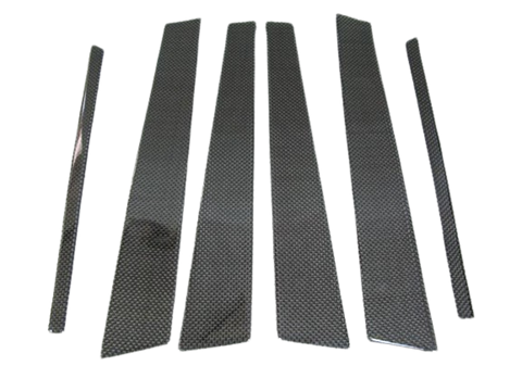URAS Nissan Skyline R34 (ER34) Carbon Pillar Covers (4 Door)