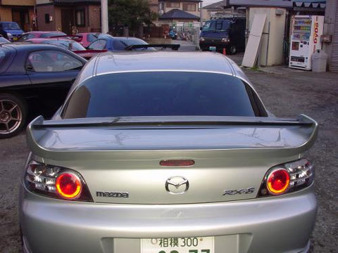 R Magic Mazda RX-8 (SE3P) Adjustable Rear Wing with Carbon Blade and Side Covers