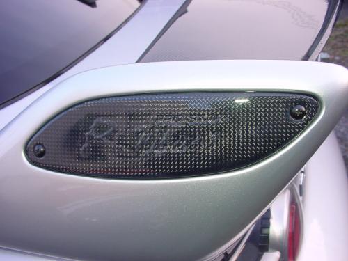 R Magic Mazda RX-8 (SE3P) Adjustable Rear Wing Carbon Side Cover