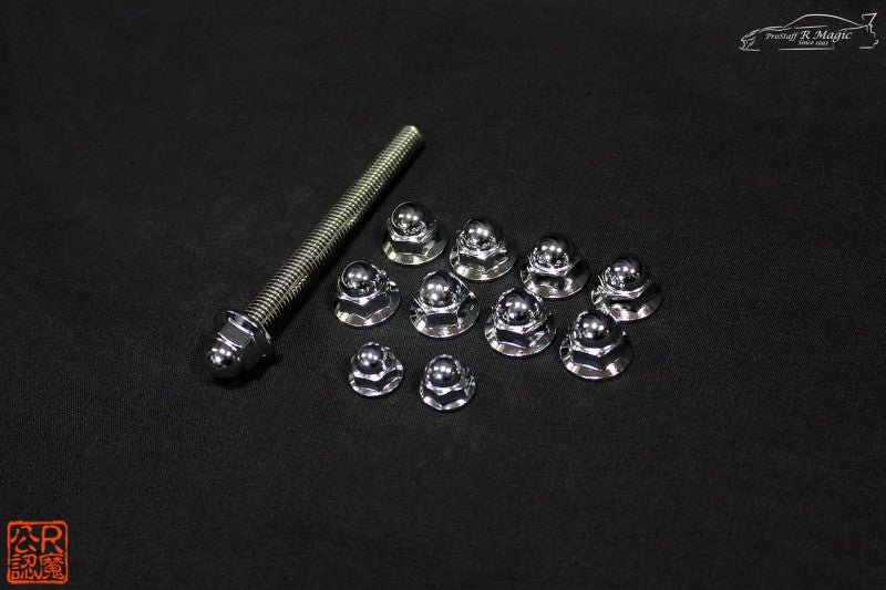 R Magic Mazda RX-7 (FD3S) Plated Bolt and Nut Set