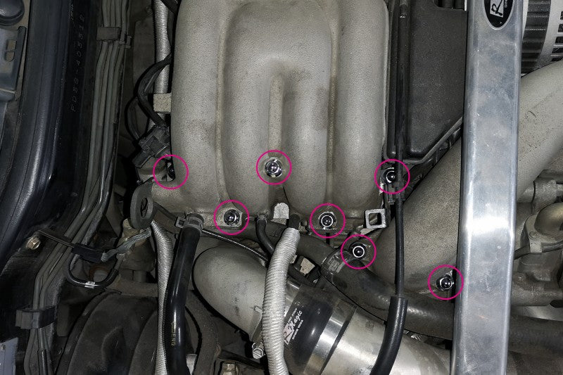 R Magic Mazda RX-7 (FD3S) Plated Bolt and Nut Set