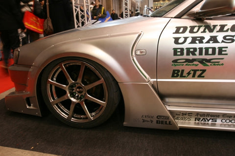 URAS Nissan Skyline R34 (ER34) Type GT 12-Piece Fender Kit (2 Door)