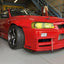 URAS Nissan Skyline R34 (ER34) Type RZ Front Fenders (+75mm)