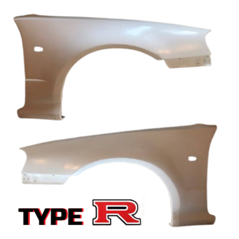 URAS Nissan Skyline R34 (ER34) Type R Rear Fenders (+20mm, 4 Door)