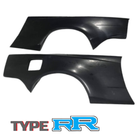 URAS Nissan Skyline R34 (ER34) Type RR Rear Fenders (+80mm, 2 Door)