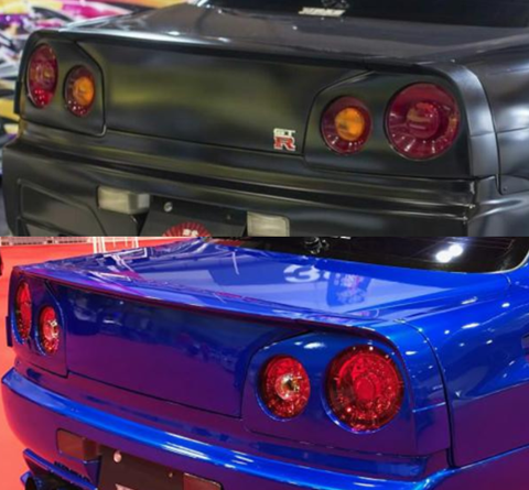 URAS Nissan Skyline R34 (ER34) 3-Piece Split Wing (2 Door)