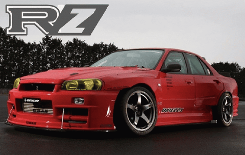 URAS Nissan Skyline R34 (ER34) Type RZ 3-Piece Body Kit (4 Door)