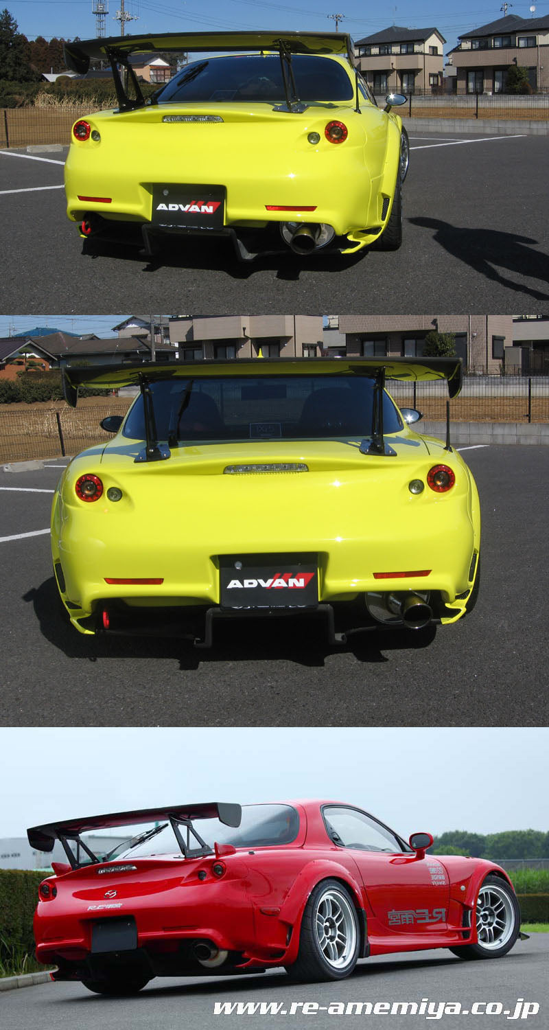 RE Amemiya FD3S Super GReddy III Rear Bumper Normal Gate