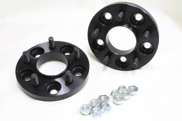 GT-1 Motor Sports BLACK Wheel Spacers Type T 22.5mm