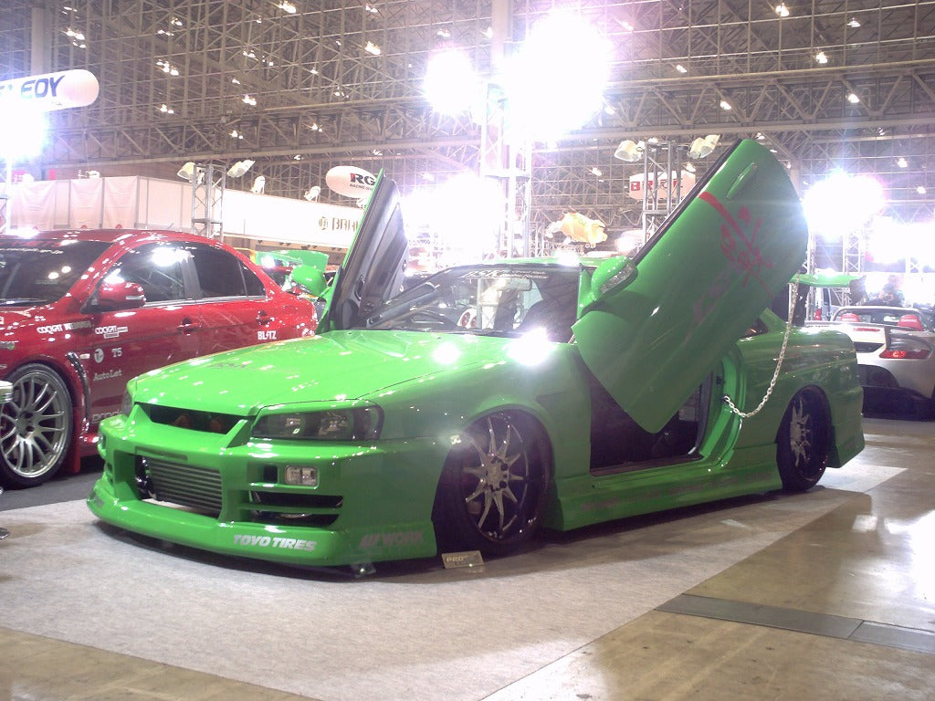 BSK Nissan Skyline R34 (ER34) 3-Piece Aero Set (Front Bumper, Side Steps, Rear Bumper)