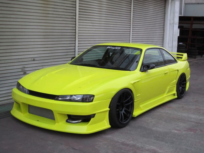 Car Modify Wonder Nissan Silvia (S14 Kouki) GLARE Twin-Blade Rear Wing