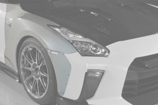 Top Secret R35 M17 Front Wide Fenders TYPE 3