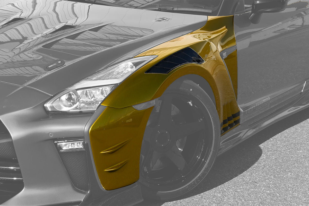 Top Secret R35 GT Front Wide Fenders