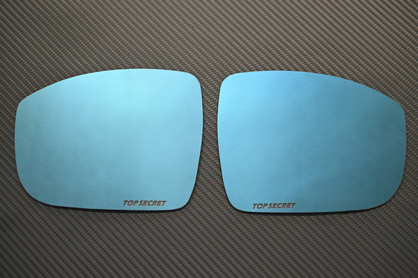 Top Secret R35 Door Mirror Blue Lens Set