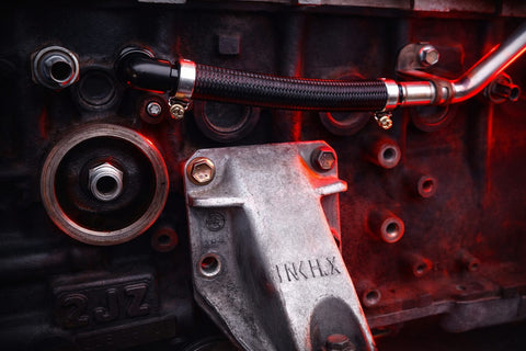 PRO SHOP WAVE 2JZ Oil Filter Relocation Adapter