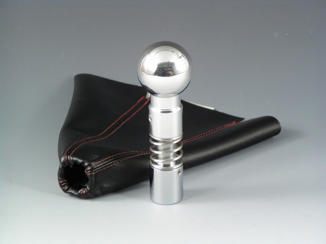 ZOOM ENGINEERING Subaru Legacy (BE / BH) Subaru Legacy BE / BH Automatic Shift Knob with Shift Boot (Black Leather Black Red St)
