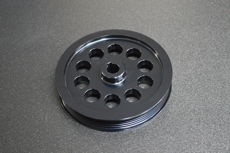 Tec-Art's Toyota Corolla Levin / Trueno (AE86) Aluminum Power Steering Pump Pulley