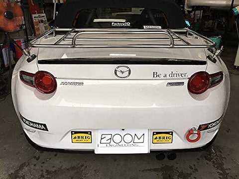 ZOOM ENGINEERING Mazda Roadster (ND) Stainless Trunk Carrier 19mm