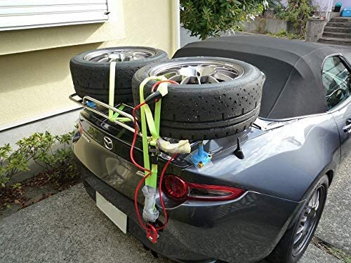 ZOOM ENGINEERING Mazda Roadster (NA & NB) Trunk Carrier Tire Kit, One Wheel