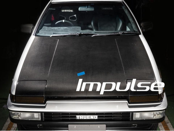 IMPULSE Toyota Corolla Levin / Trueno (AE86) Dry Carbon Bonnet