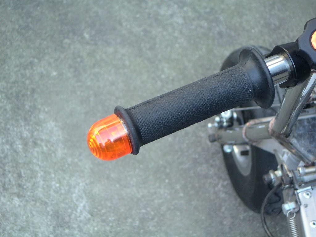 ZOOM ENGINEERING Mazda Roadster (NA / NB) Eunos Mazda NA / NB Roadster Bar End Turn Signals (Pair) (Bulb 12V 10W Orange)