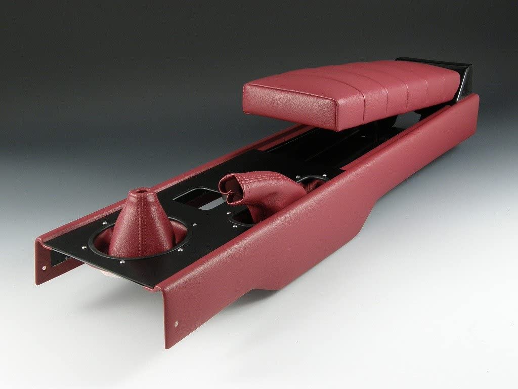 ZOOM ENGINEERING Mazda Roadster (NA6 / NA8) Eunos NA Roadster Manual Trad Style Console (NA Red Leather) (Black LeatherBlack Black B)