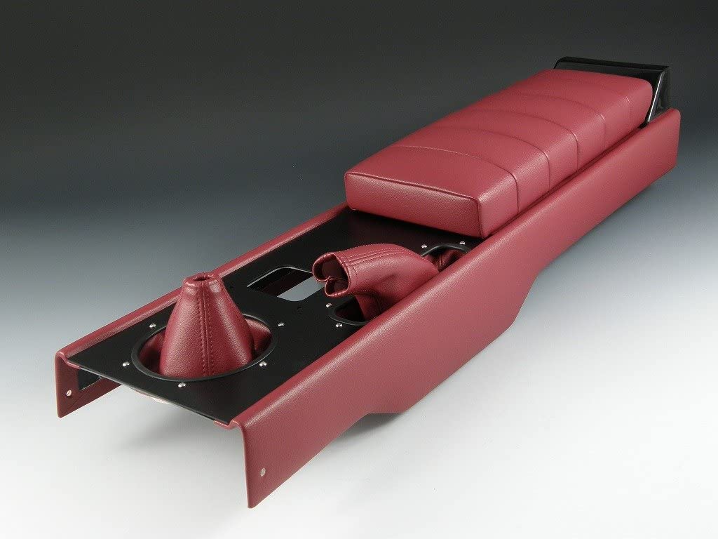 ZOOM ENGINEERING Mazda Roadster (NA6 / NA8) Eunos NA Roadster Manual Trad Style Console (NA Red Leather) (Black Black Black Black)
