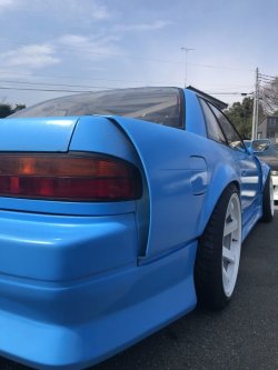 KOGUCHI POWER Nissan Silvia S13 Rear Wide Fenders
