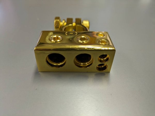 Do-Luck Battery Terminal, D-Terminal, Gold-Plated Set