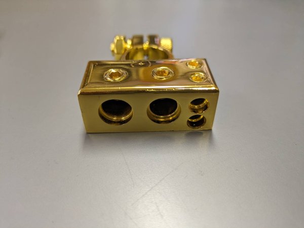 Do-Luck Battery Terminal, D-Terminal, Gold-Plated Set
