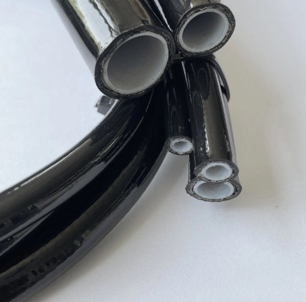 Do-Luck PU-Coated PTFE Stainless Mesh Hose, AN8/AN10