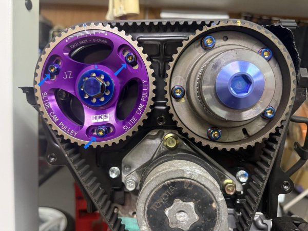 Do-Luck Bolt Set, HKS 2JZ Slide Cam Pulley