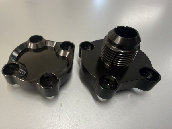 Do-Luck 2JZ Oil Level Sensor Block Plate / AN10 Adapter