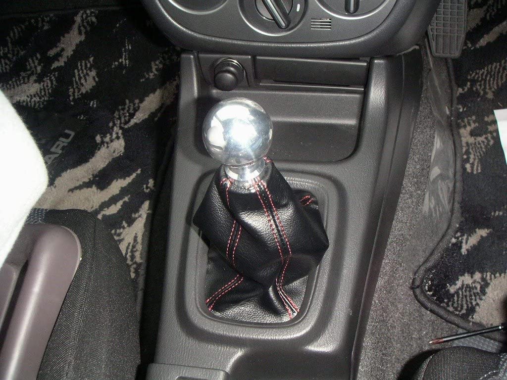 ZOOM ENGINEERING Subaru Legacy (BE / BH) Subaru Legacy BE / BH Automatic Shift Knob with Shift Boot (Black Synthetic Leather Bl)