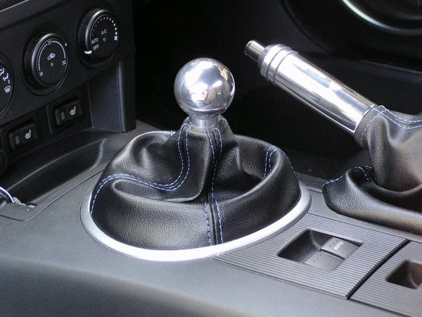 ZOOM ENGINEERING Mazda RX-8 (SE3P) Mazda RX-8 Gated Automatic Shift Knob with Shift Boot (Black Synthetic Leather Bl)