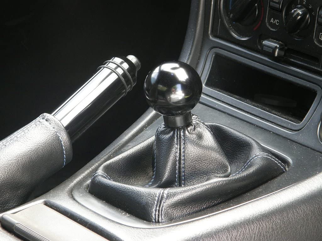 ZOOM ENGINEERING Mazda Roadster (NB1 / NB2) Mazda NB Roadster Manual Shift Boot (Leather Black Red Stitch)