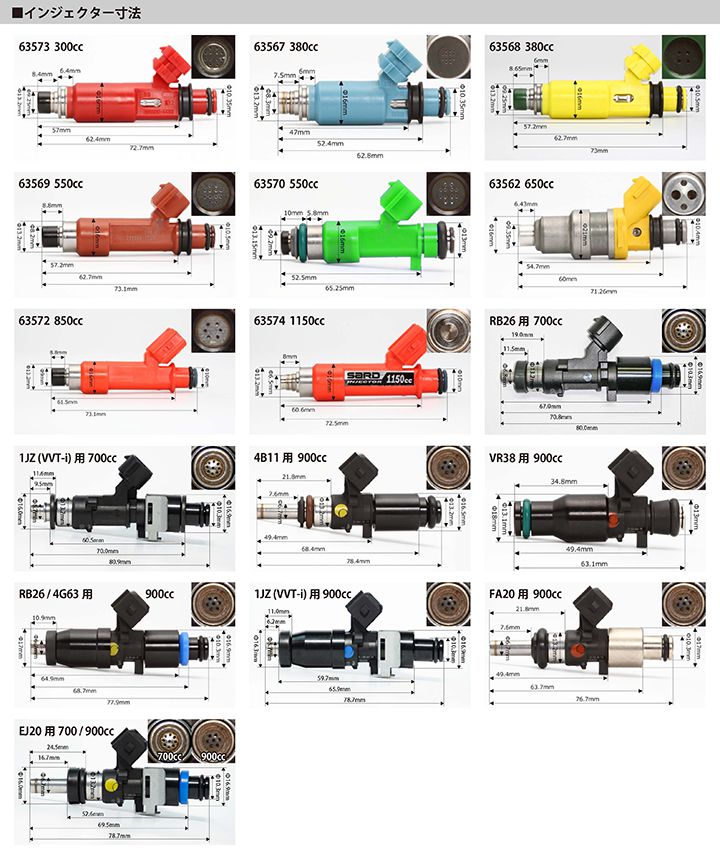 SARD Honda S2000 (AP1 / AP2) Injector Set