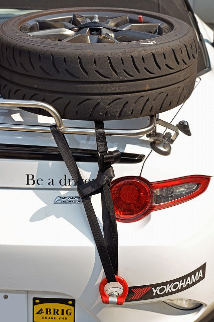 ZOOM ENGINEERING Mazda Roadster (NA & NB) Trunk Carrier Tire Kit, One Wheel