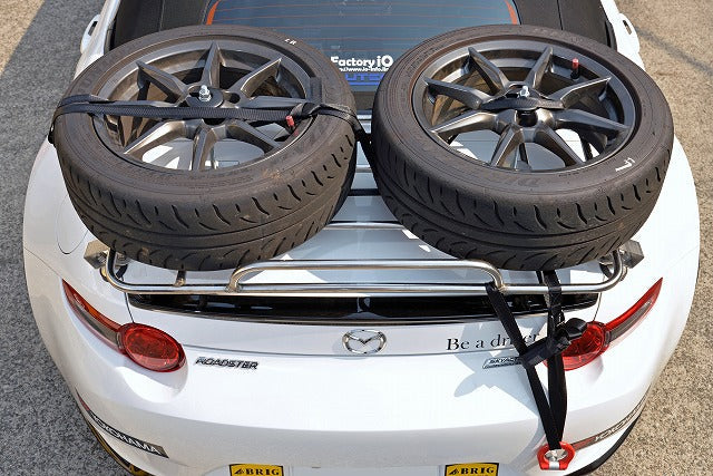 ZOOM ENGINEERING Mazda Roadster (NA to ND) Mazda Roadster Trunk Carrier Single Wheel and Tire Kit
