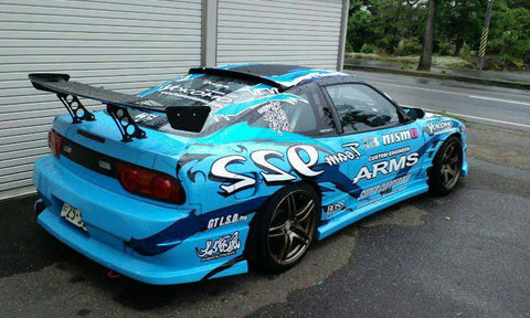 OTSUKAFU Nissan 180SX (RPS13) Komaku-Yaburi All Stainless Cannonball Single Muffler (SR20DET)