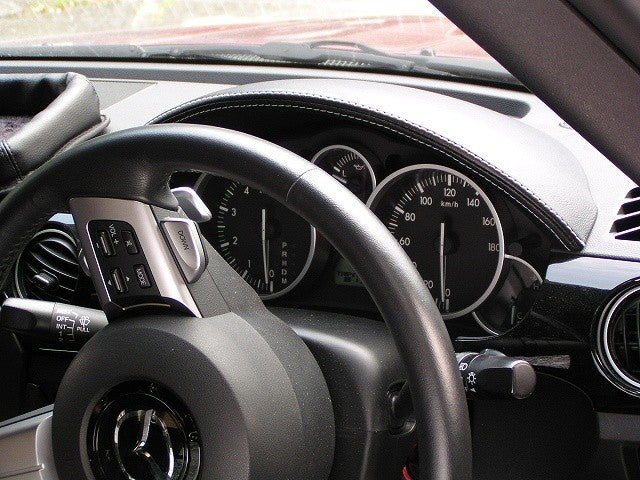 ZOOM ENGINEERING Mazda NC Roadster Meter Hood with Synthetic Leather