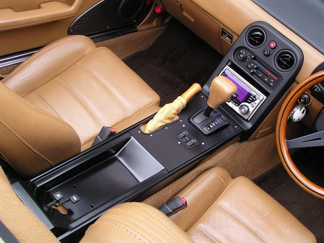 ZOOM ENGINEERING Mazda Roadster (NA6 / NA8) Trad Style Console (Automatic, Black Synthetic Leather)