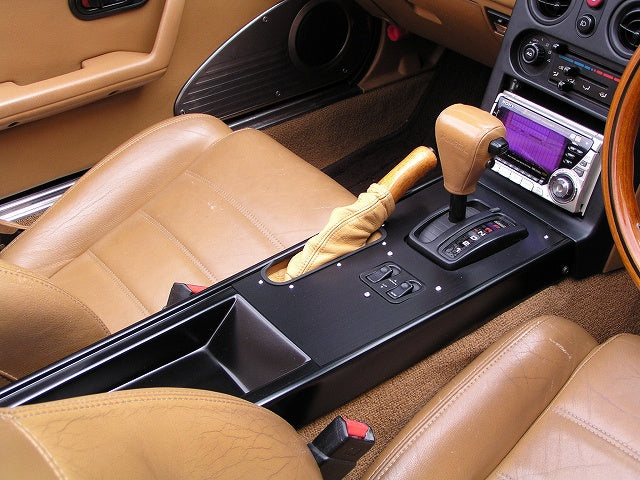 ZOOM ENGINEERING Mazda Roadster (NA6 / NA8) Trad Style Console (Automatic, Black Synthetic Leather)