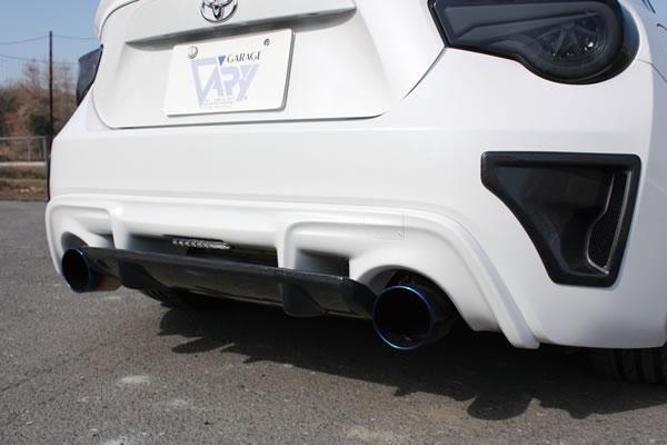 Garage Vary Toyota 86 / Subaru BRZ (ZN6 / ZC6) 86 Zenki Rear Diffuser with Center Flap (FRP) 2