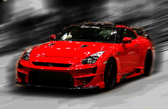 Abflug Nissan GT-R (R35) Front Bumper ver.02