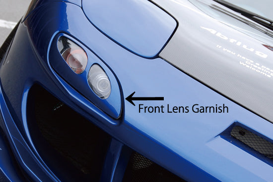 Abflug RX-7 FD3S Front Lens Garnish (GFRP)